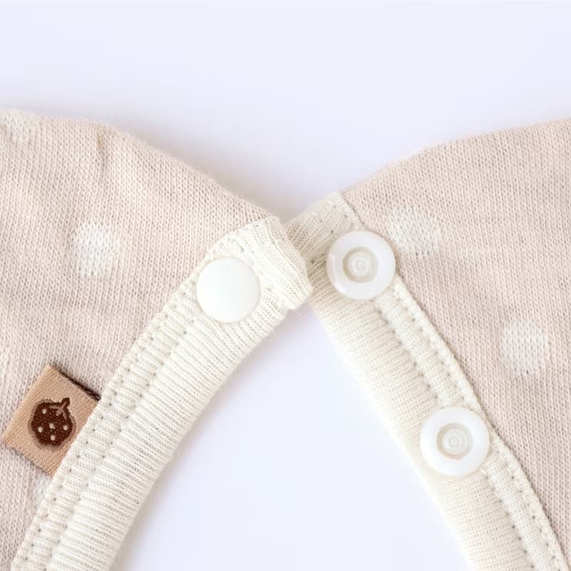 【SISSO有機棉】栗子好甜菇二重織空氣棉圍兜