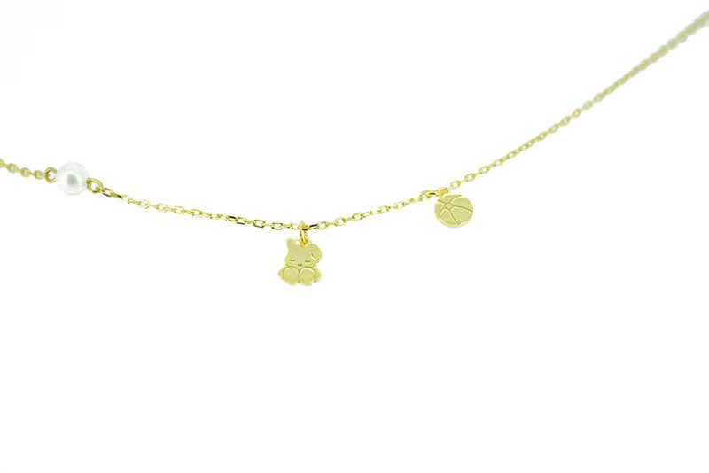 【Pinkoi x miffy】miffy的玩具珍珠純銀手鏈