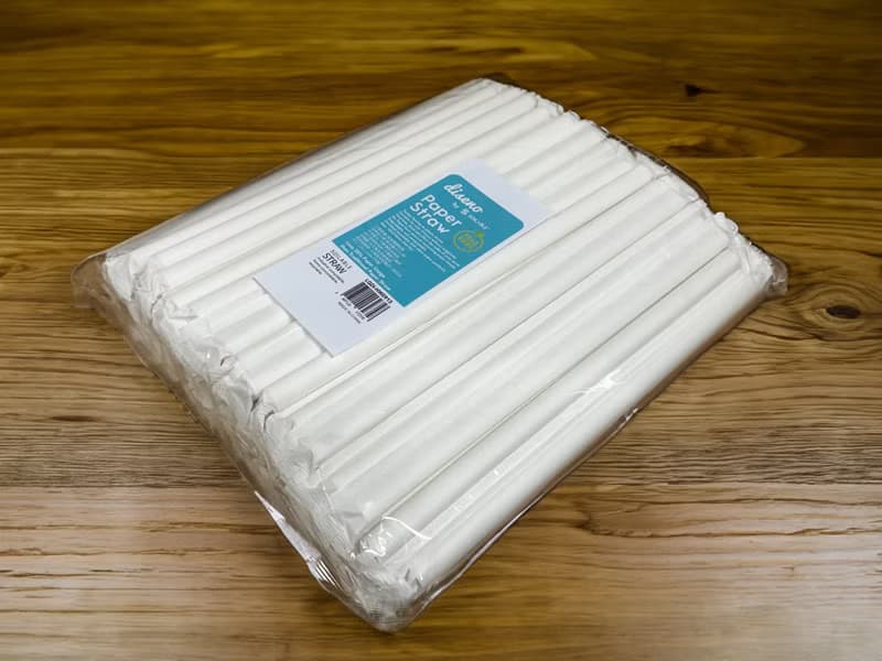 diseno 六小時不溶珍珠奶茶紙飲管(100支獨立包裝)(12x210mm)