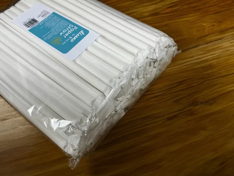 diseno 六小時不溶珍珠奶茶紙飲管(100支獨立包裝)(12x210mm)