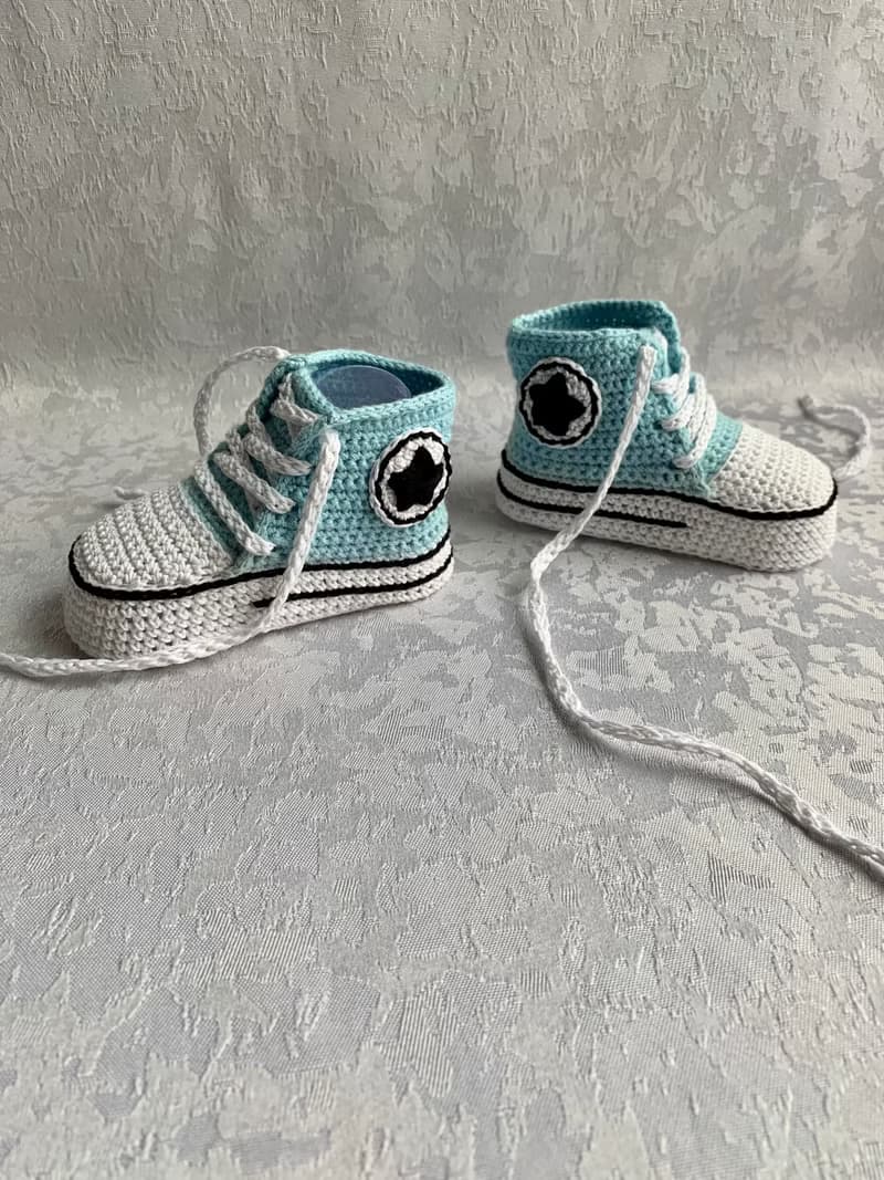 Cute Converse Baby Booties Baby Newborn Shoes Gift Baby Reveal Party Family Look