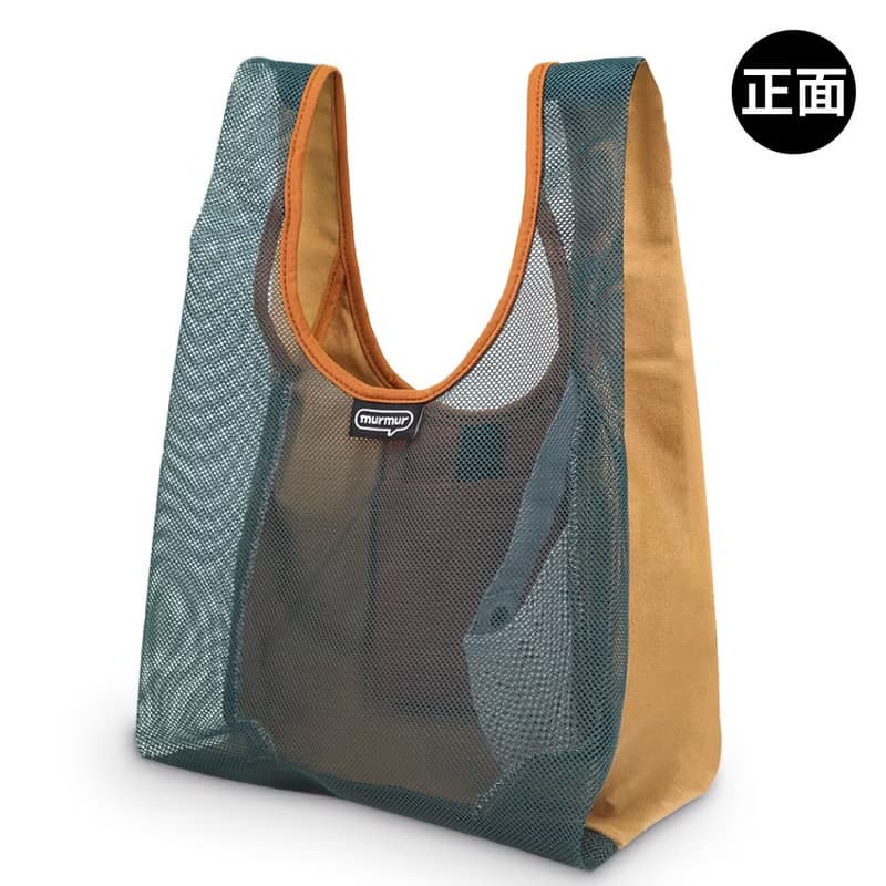 murmur 可收納便當包│網狀拼接帆布-凹豆