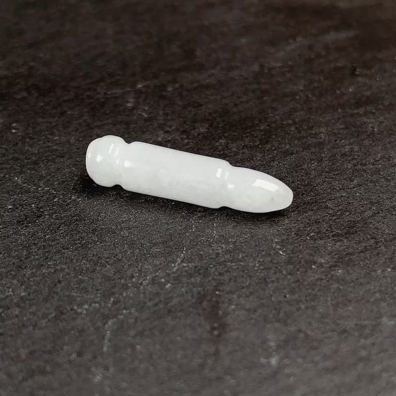 白翡翡翠文昌筆吊墜 | 天然緬甸A貨翡翠 | 送禮