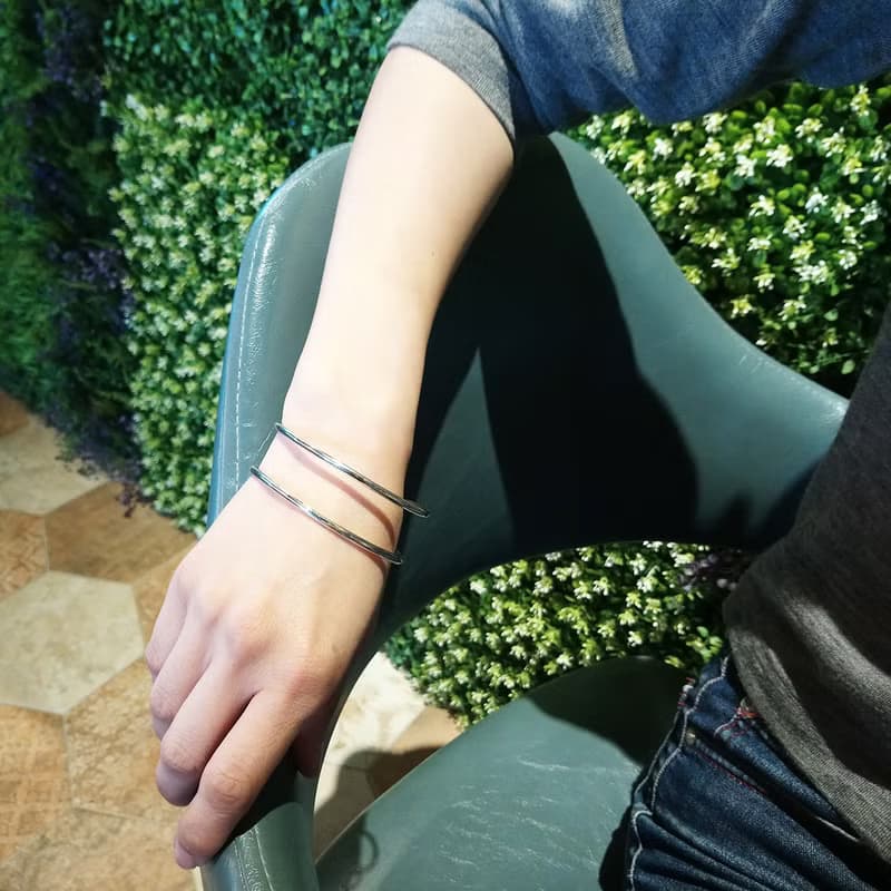pure bangle_純粹手環 | 925純銀 限量 簡潔風 設計師手作