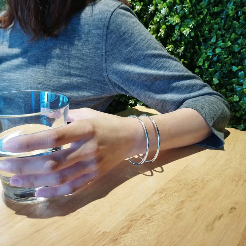 pure bangle_純粹手環 | 925純銀 限量 簡潔風 設計師手作