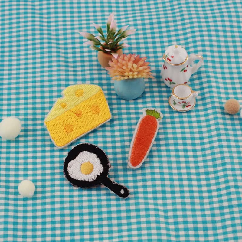 【3件 / 6件組合 Goody Bag】醒神早餐 - 刺繡胸針,別針 6款任選
