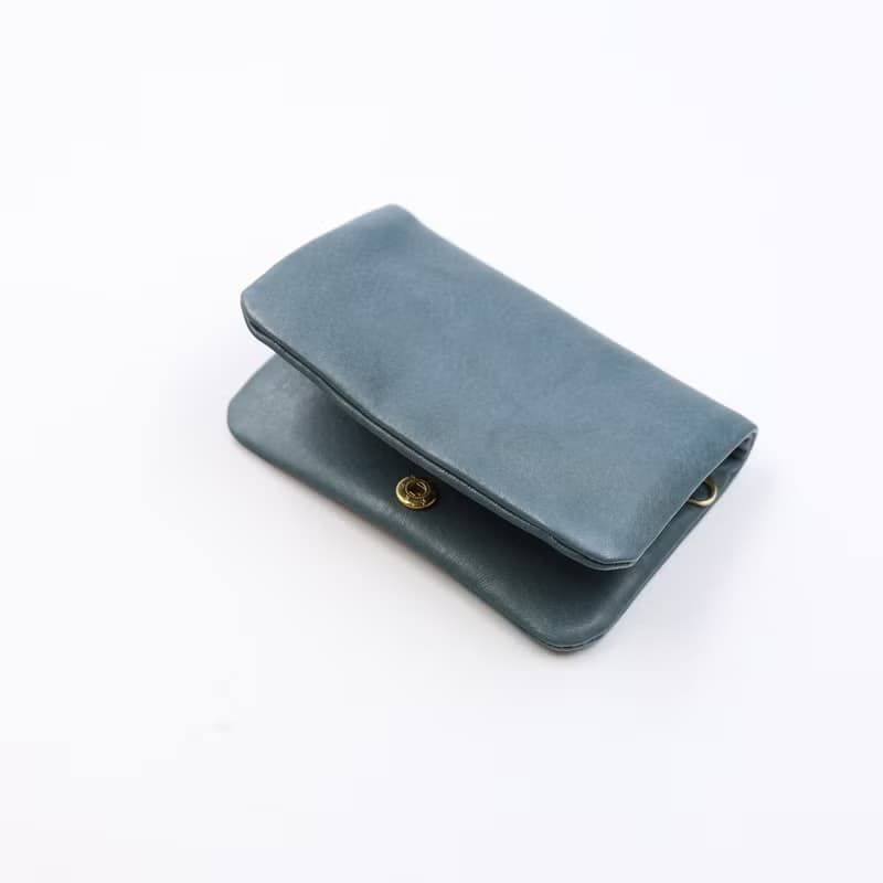 手工植鞣皮革-摔軟卡幣零錢包 Card Coin Purse