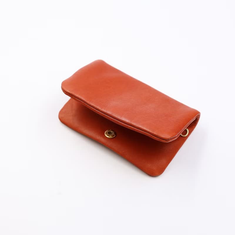 手工植鞣皮革-摔軟卡幣零錢包 Card Coin Purse