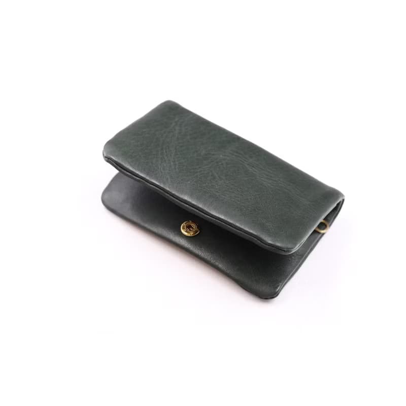 手工植鞣皮革-摔軟卡幣零錢包 Card Coin Purse