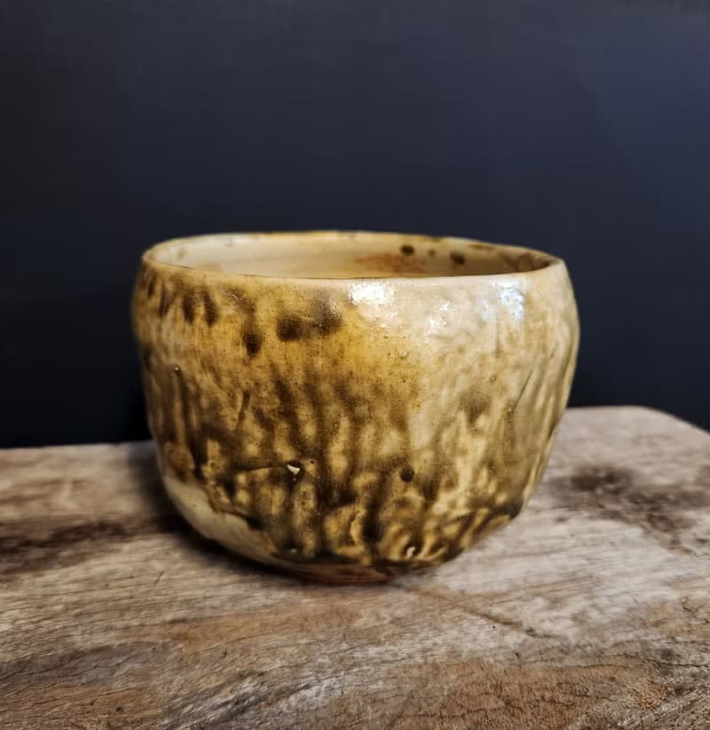 灰釉大茶碗 / 抹茶碗 / 手捧碗