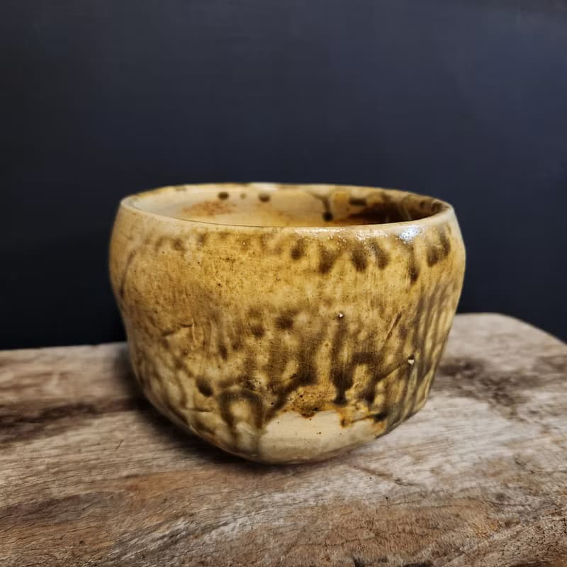 灰釉大茶碗 / 抹茶碗 / 手捧碗