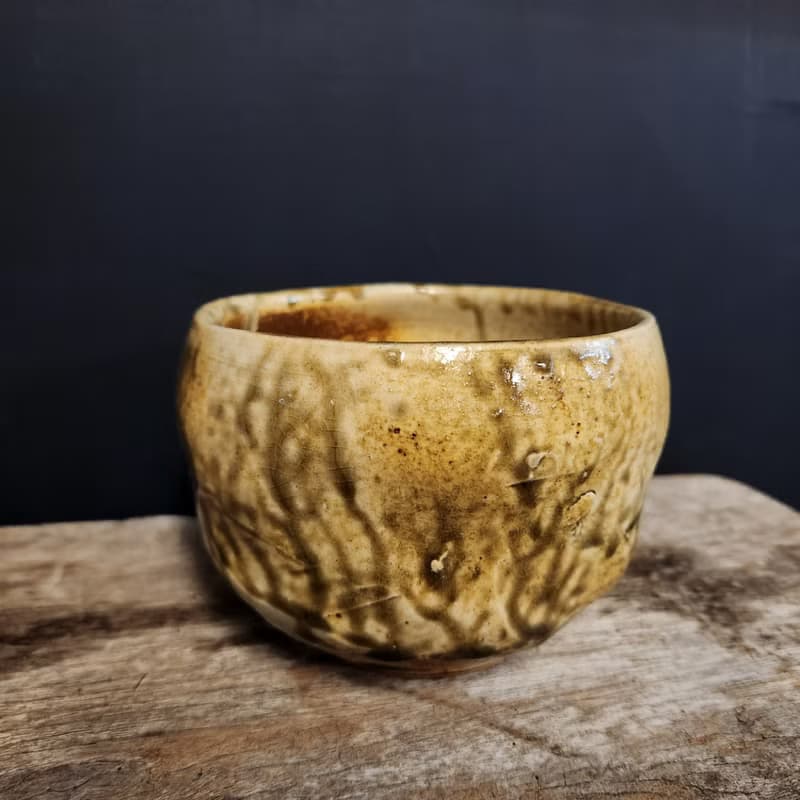 灰釉大茶碗 / 抹茶碗 / 手捧碗