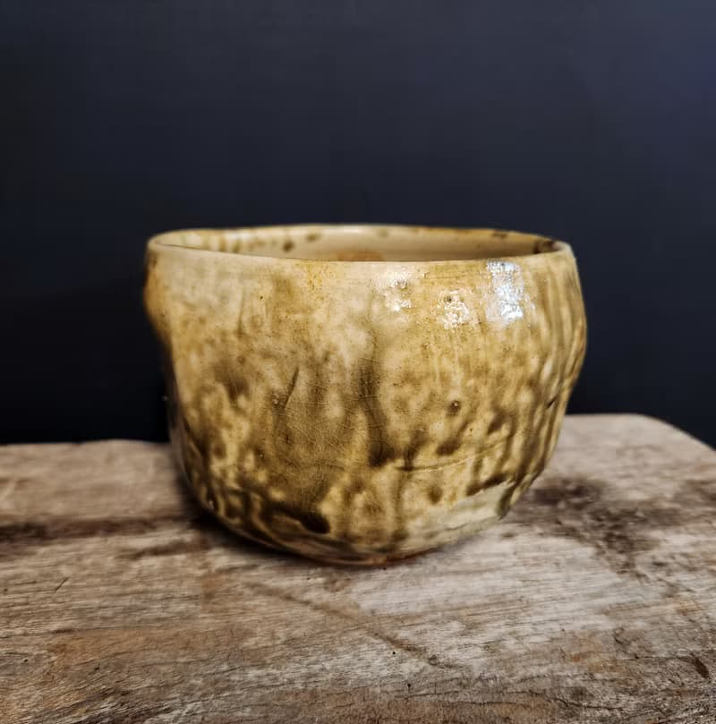 灰釉大茶碗 / 抹茶碗 / 手捧碗