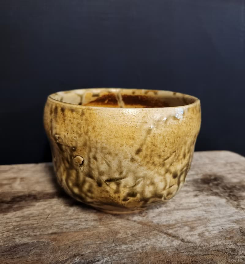 灰釉大茶碗 / 抹茶碗 / 手捧碗
