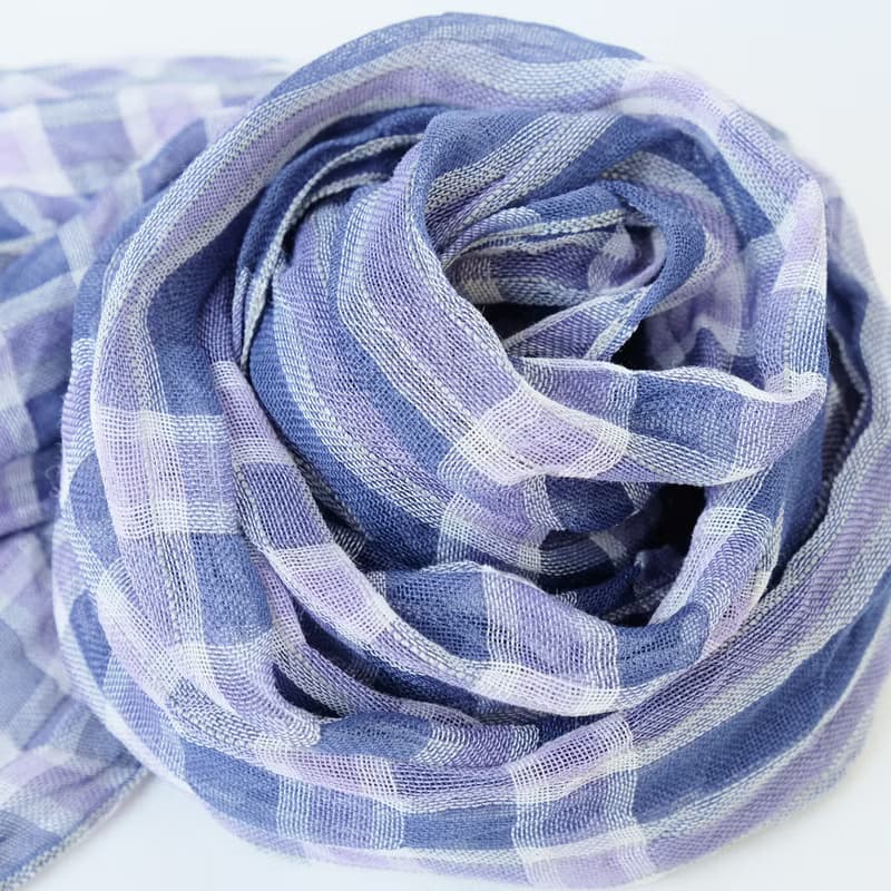 Linen 手織りリネンストール【琉風10】
