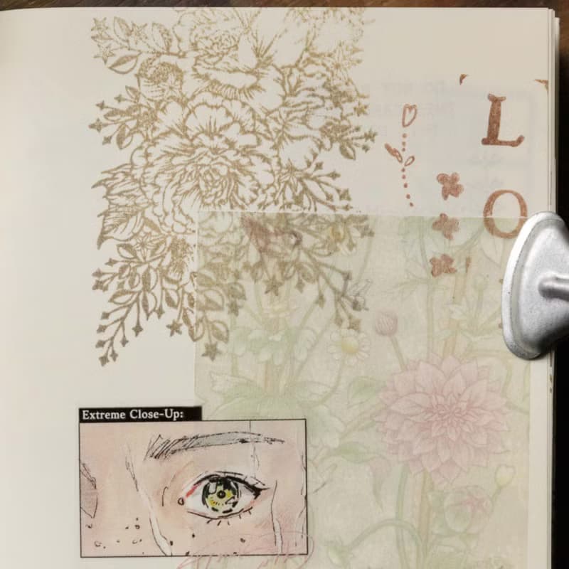 星辰染木印章 - 玫瑰花束