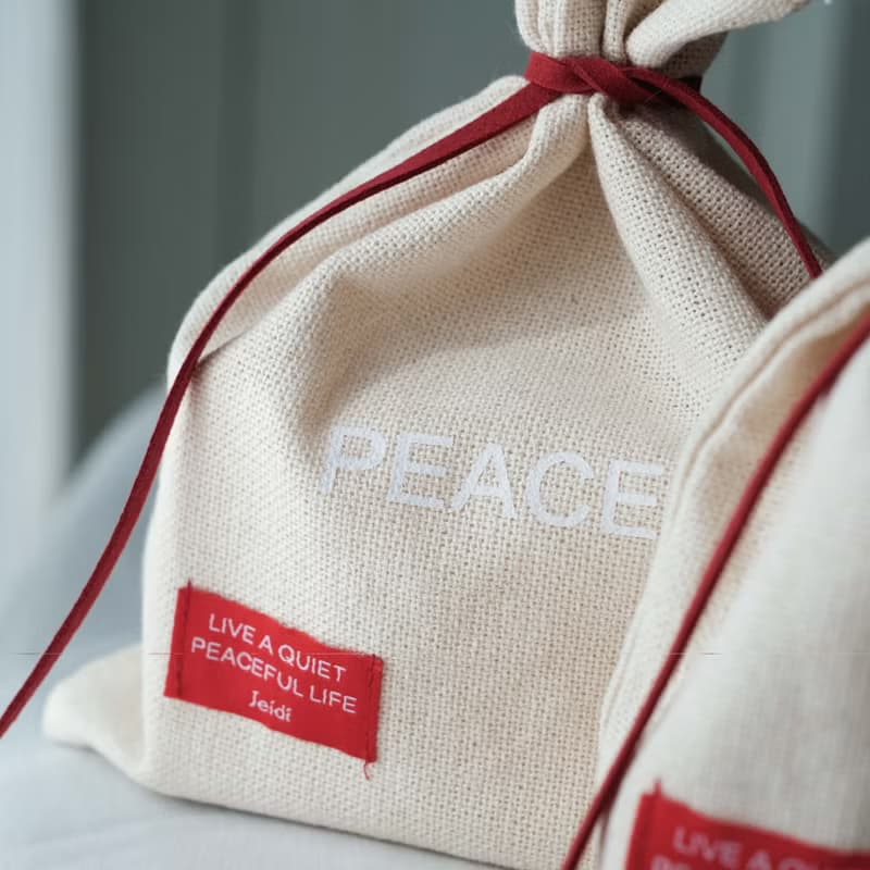 PEACE禮物袋組合－G系列亞麻香氛袋兩入