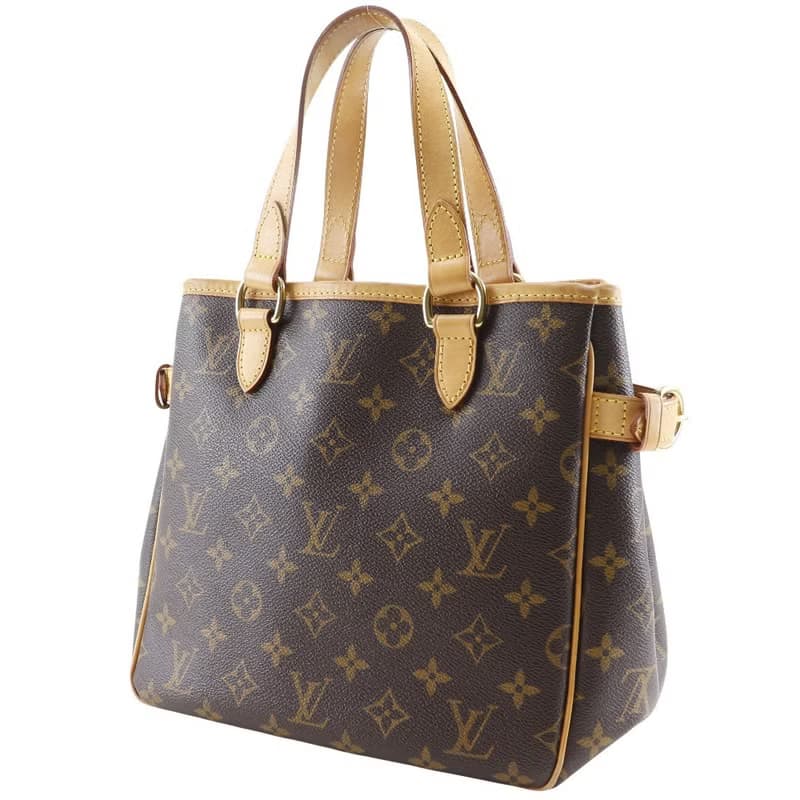 【日本直送】ルイ・ヴィトン LOUIS VUITTON バティニョール ハンドバッグ M51156 モノグラムキャンバス 茶 VI2098 レディース【中古】
