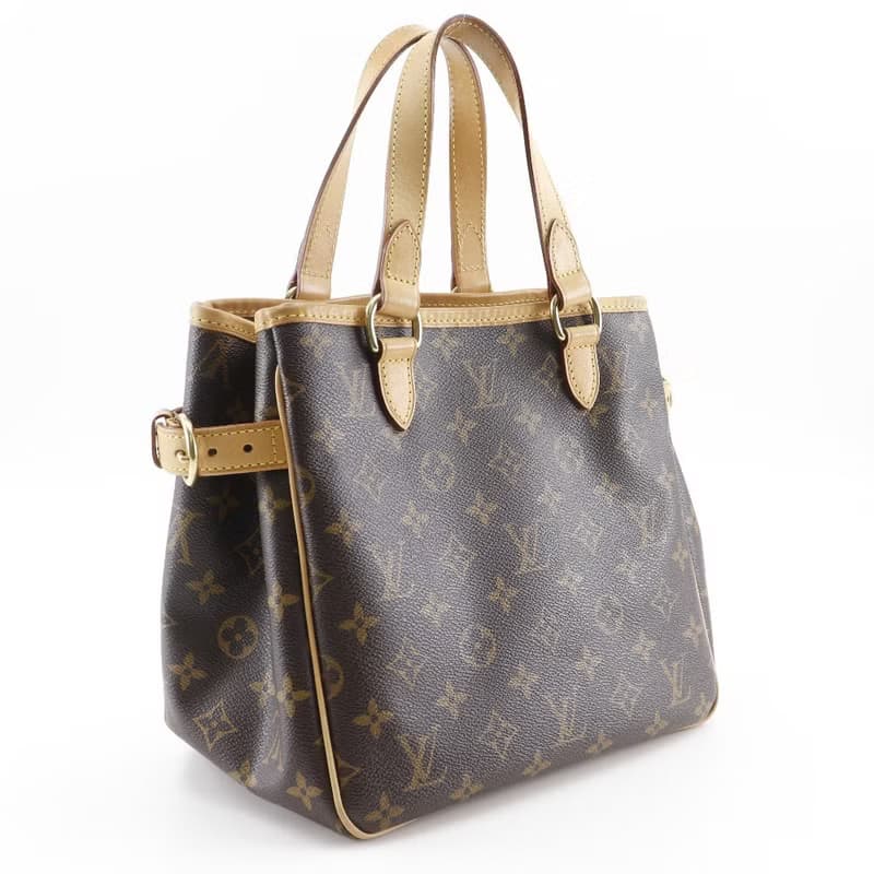 【日本直送】ルイ・ヴィトン LOUIS VUITTON バティニョール ハンドバッグ M51156 モノグラムキャンバス 茶 VI2098 レディース【中古】