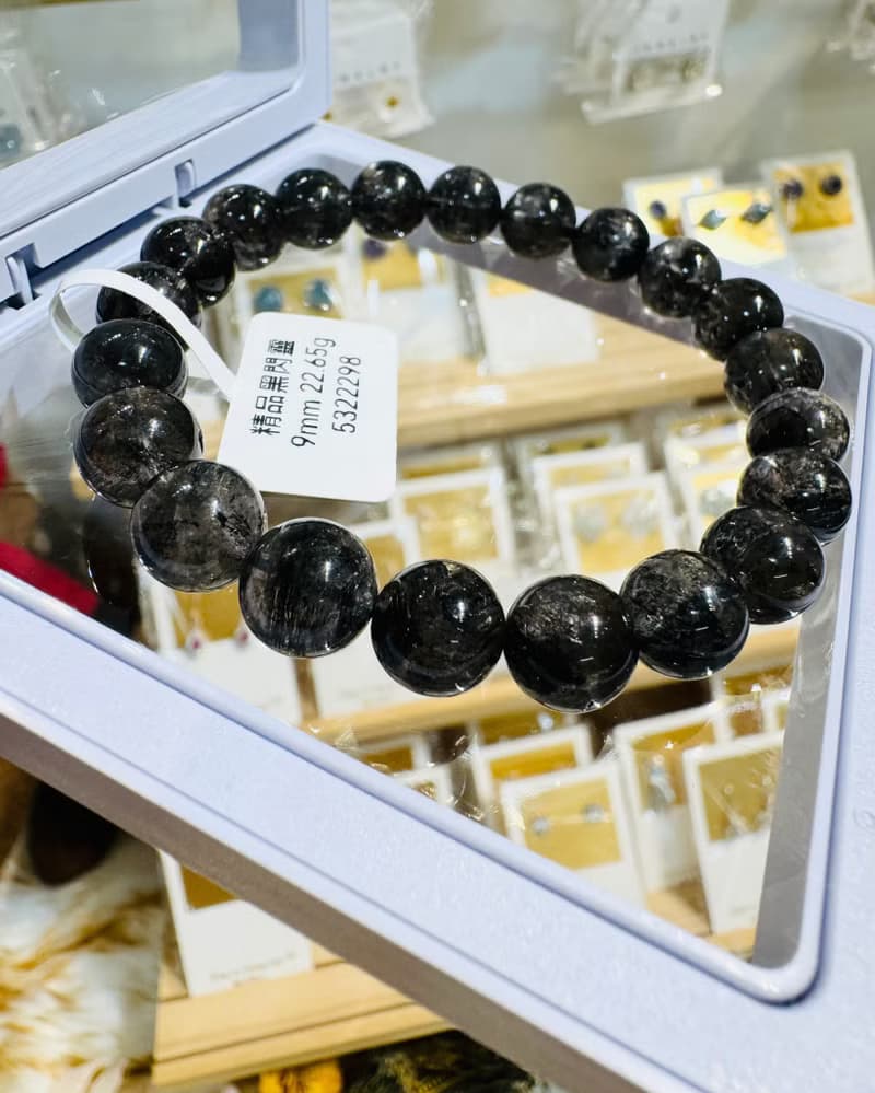 精品油墨晶透體黑武士黑閃靈9mm22.65g淨化消負能量防噩夢