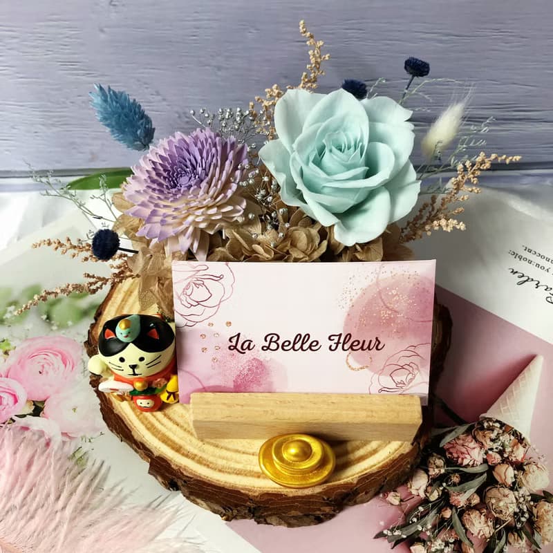永生花名片座/開幕禮/招財貓生日禮物