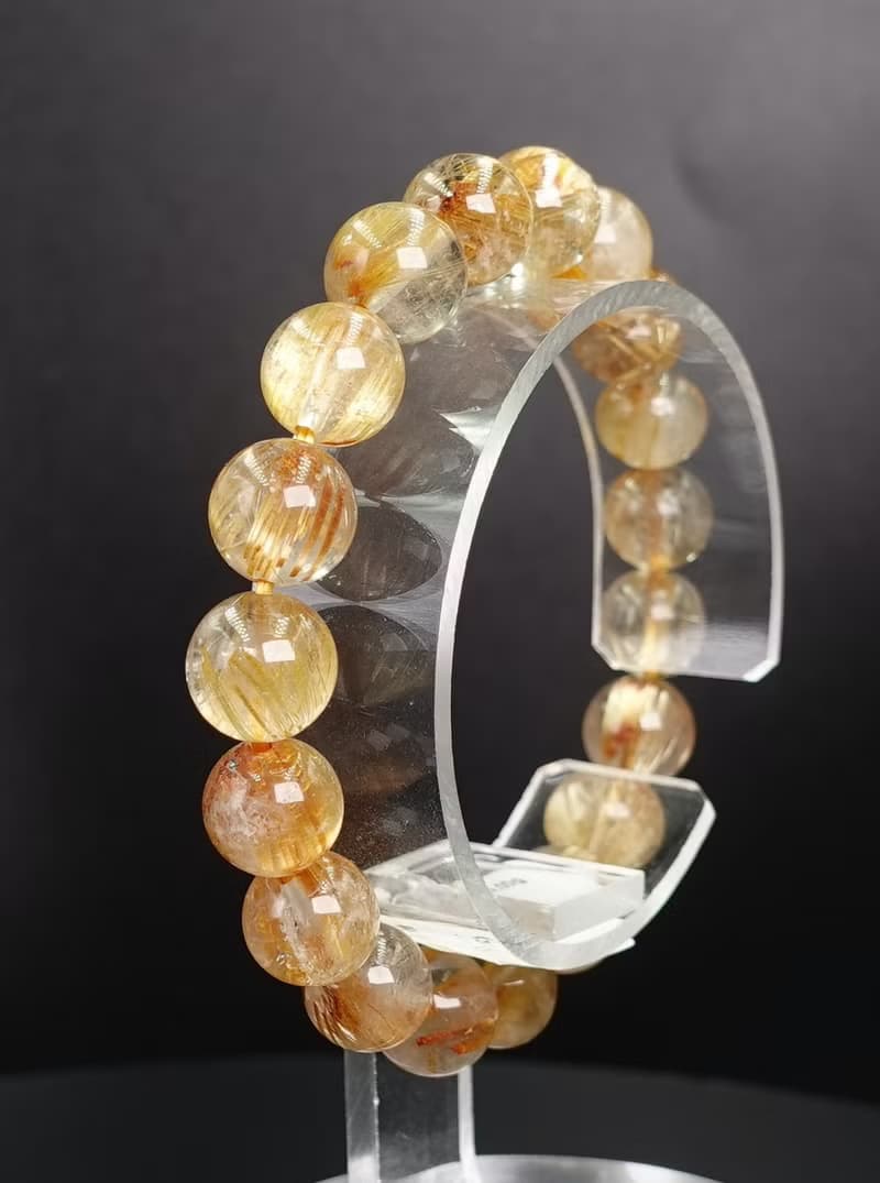 寶麗金珠寶-天然鈦晶手珠