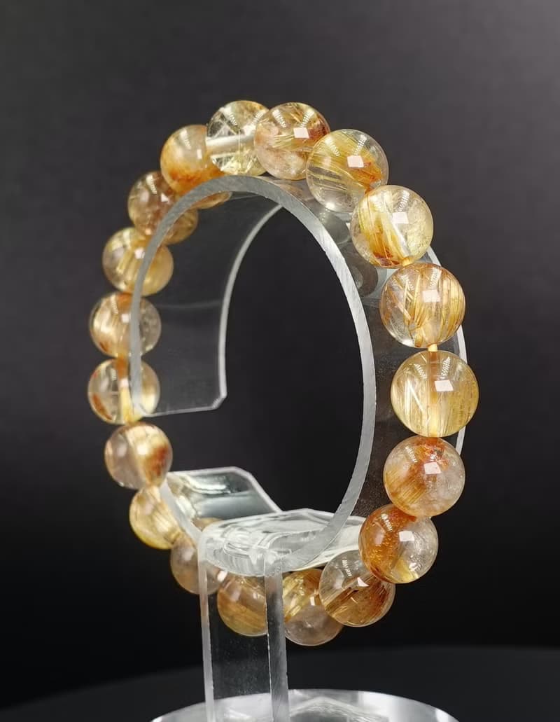 寶麗金珠寶-天然鈦晶手珠