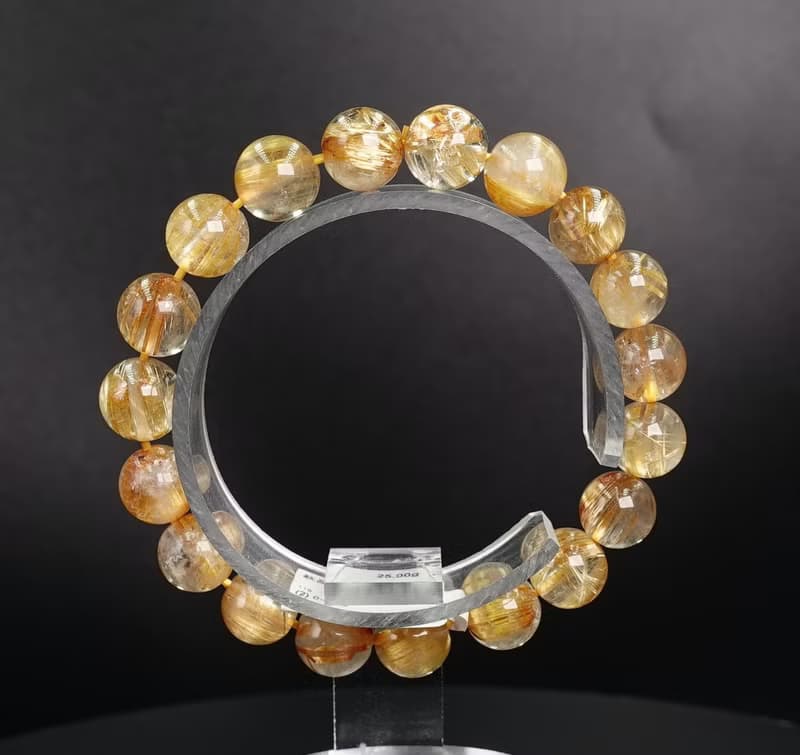 寶麗金珠寶-天然鈦晶手珠