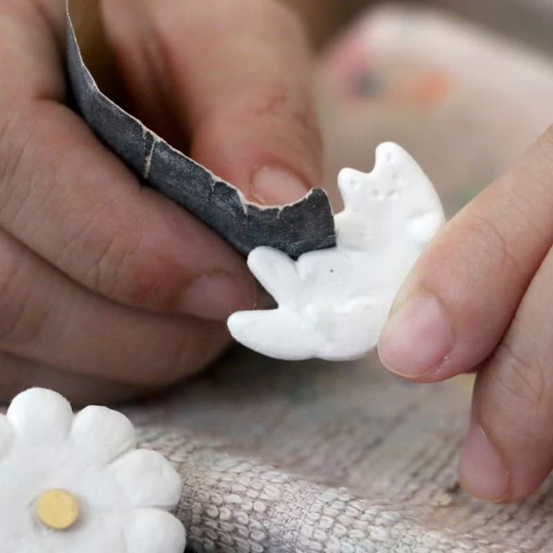 【挖煤累了在花花上躺會兒】暹羅貓原創手繪手作旋轉戒指