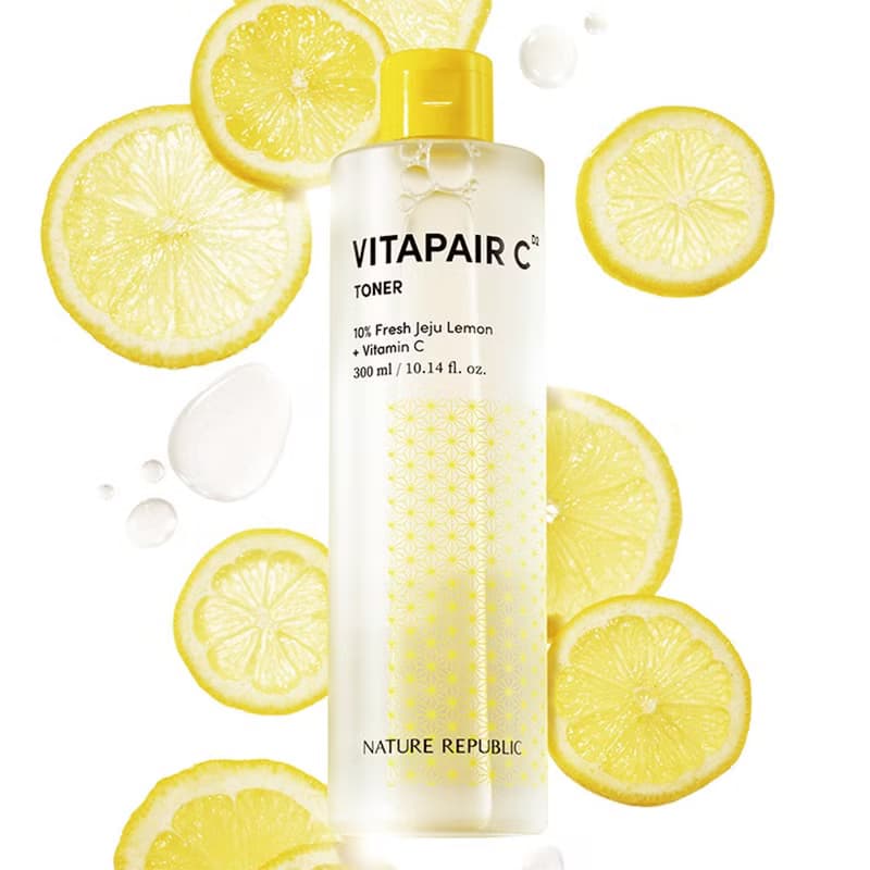 送人參蜂王水潤霜 VITAPAIR 維他命C光澤化妝水+精華導入噴霧組合
