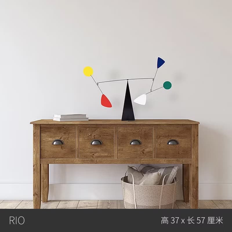 西班牙 VOLTA 蒙德裡安風格派動態雕塑擺件 RIO 樣板間裝飾品