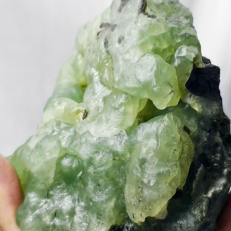 頂級葡萄石 希望 招財 成功 心輪 原石 擺件 收藏 風水 單品 禮物