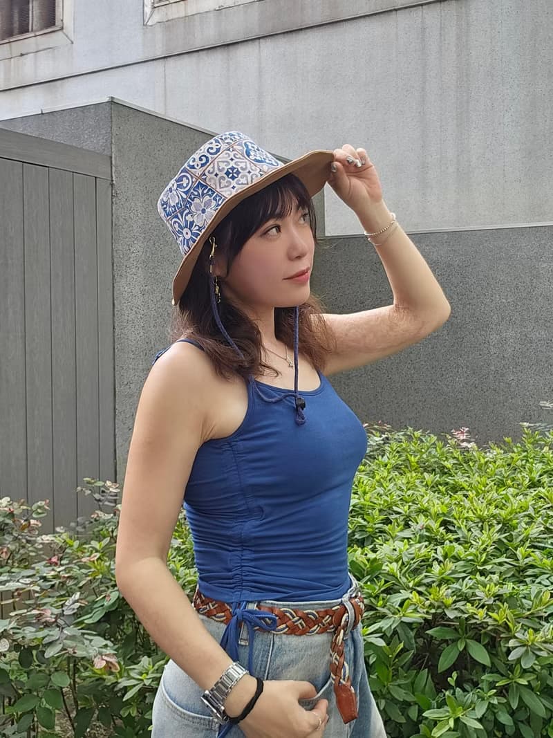 【HiGh MaLi 】台式露營帽 | 台灣復古の花磚#配色#遮陽#禮物