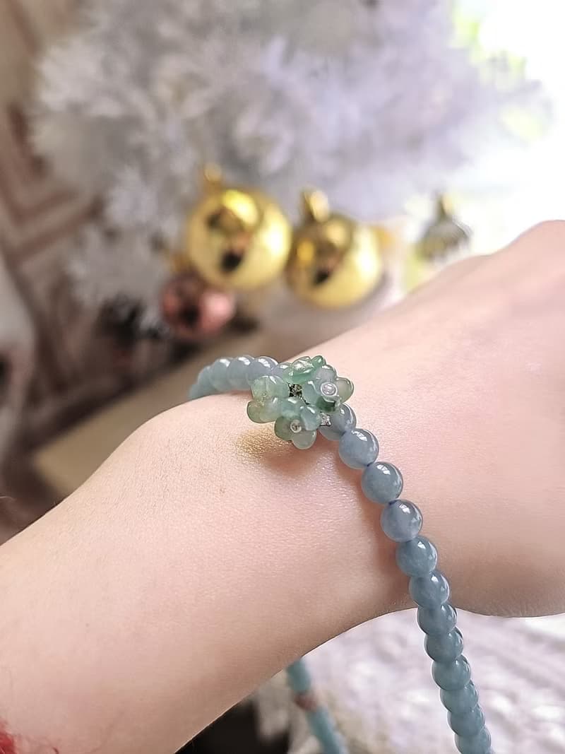招財•貴人•富貴|桂花園|緬甸A貨翡翠純銀萬能扣設計款吊墜扣