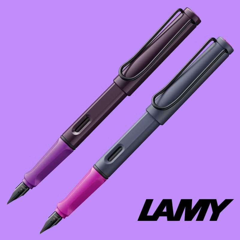 LAMY 雙入筆套禮盒  (組合配) / safari  - 黑莓紫羅蘭