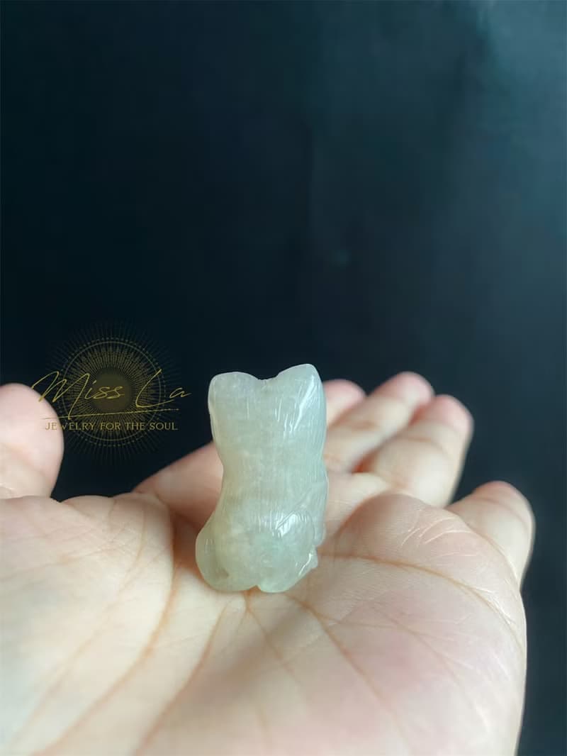 萌寵守護 天然雪梨黃小貓 擺件 療癒系翡翠小夥伴 守護你的每一天