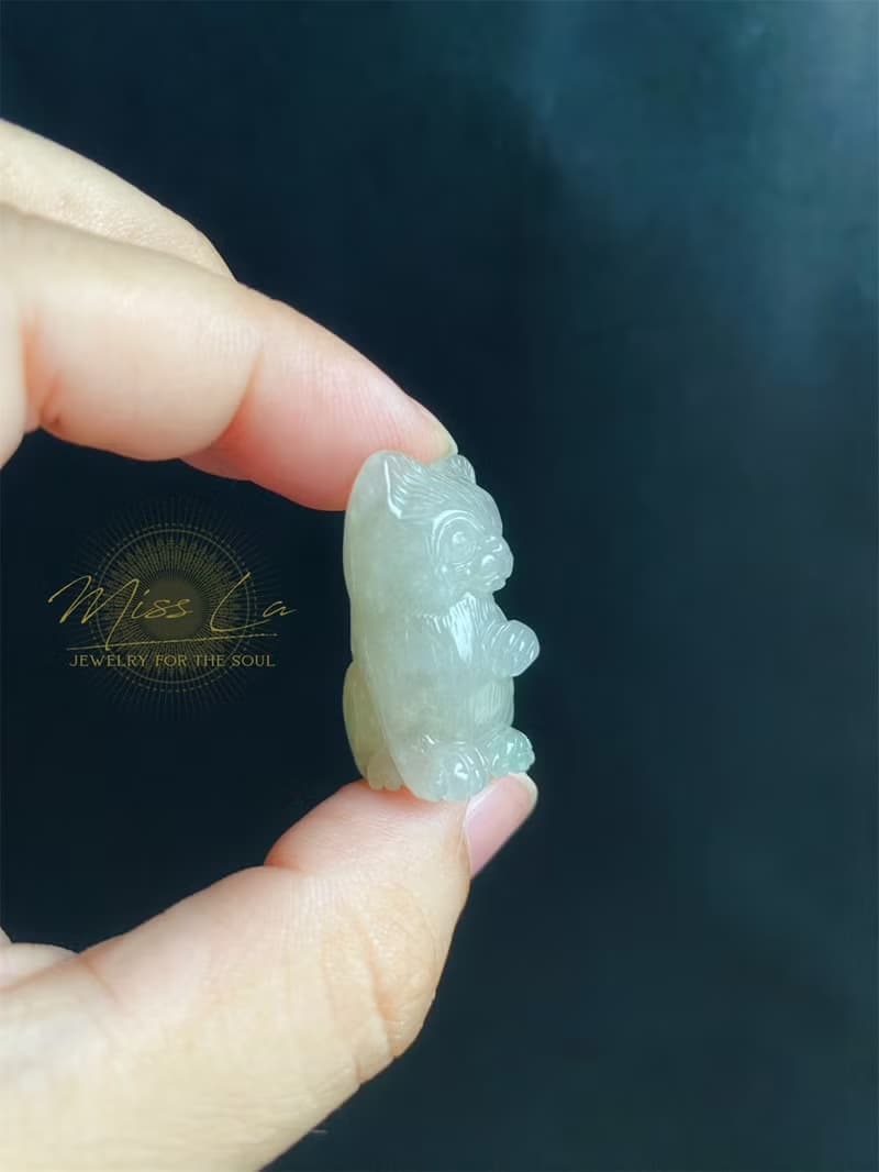 萌寵守護 天然雪梨黃小貓 擺件 療癒系翡翠小夥伴 守護你的每一天
