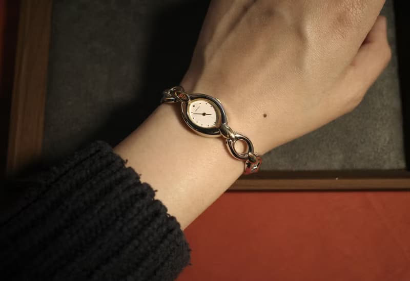 母親節禮物 Seiko Pearl Shaped Sliver Tone Watch