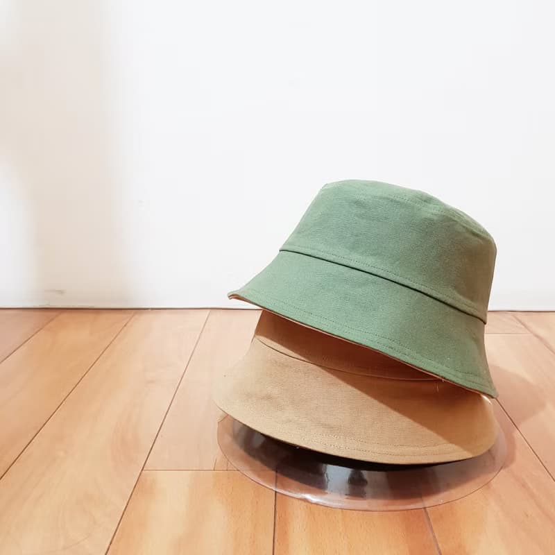【素色】雙面 漁夫帽 帽子 手工帽 雙面帽 禮物 #四周出貨