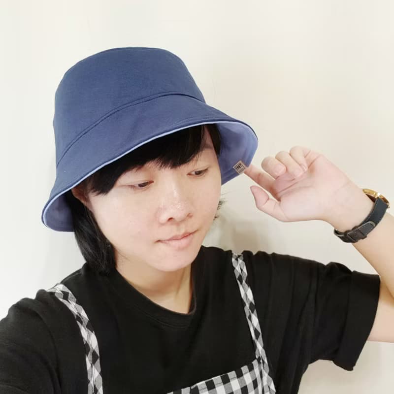 【素色】雙面 漁夫帽 帽子 手工帽 雙面帽 禮物 #四周出貨