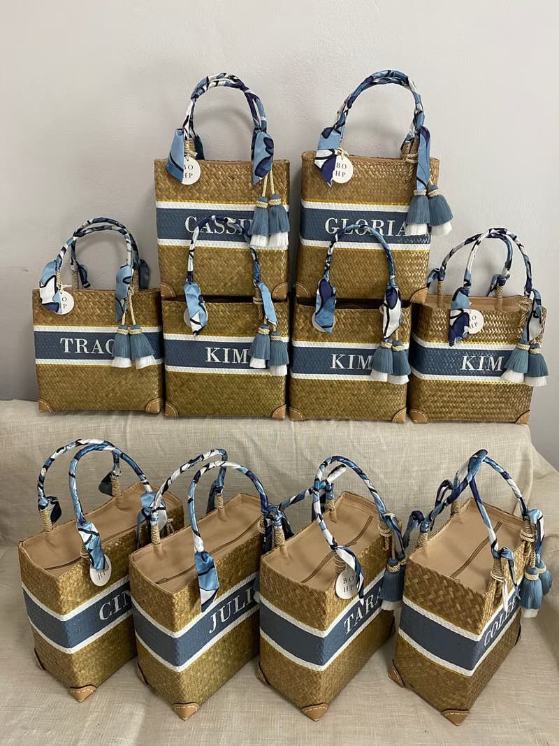 BOHOPeach 30th Birthday Gifts Handbags custom name for weekend trip Luxury Gifts