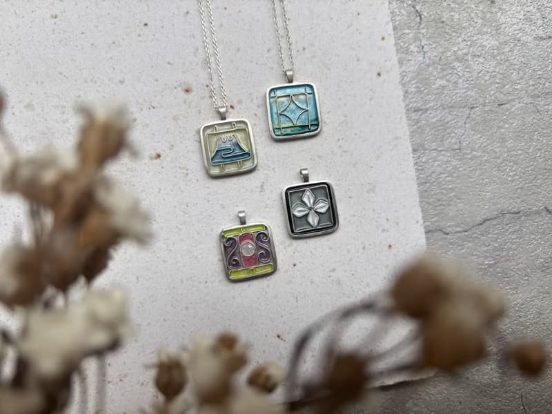 【體驗】單人體驗【鐵窗花掐絲項鍊】琺瑯工藝輕體驗 飾品金工體驗