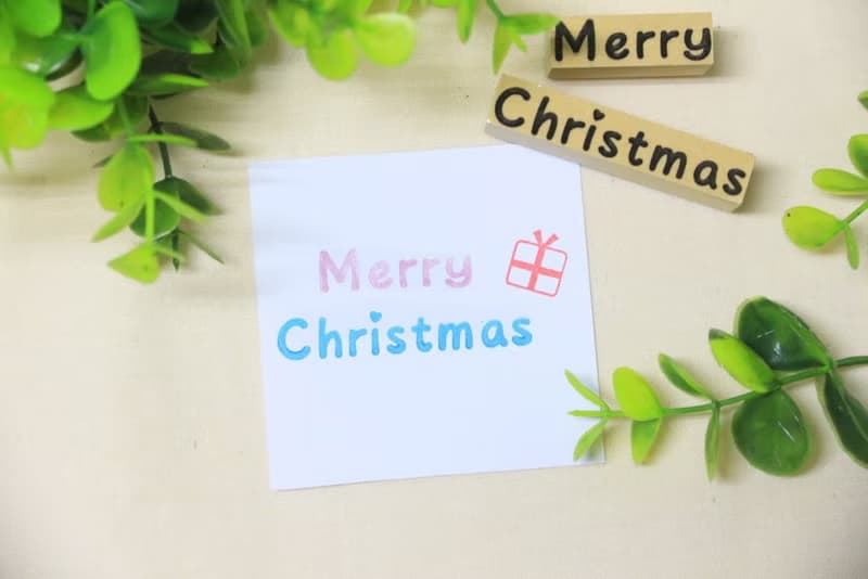 Merry Christmas英文祝賀章 | 聖誕節印章
