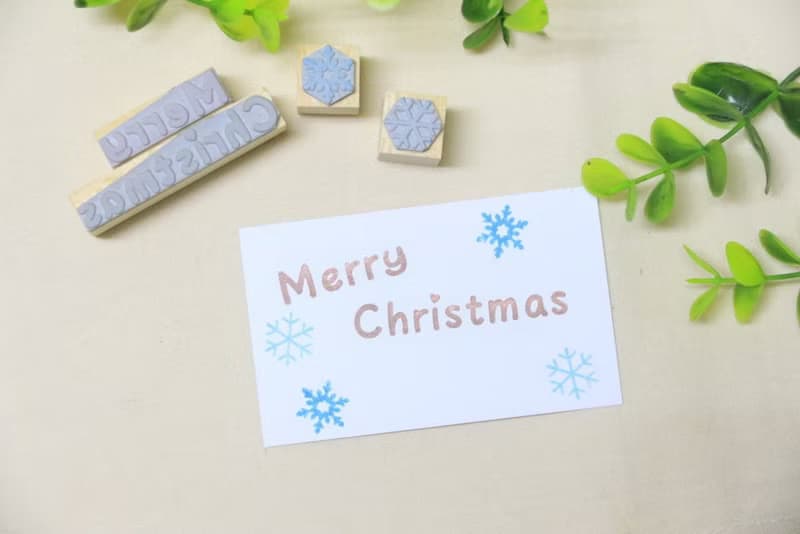 Merry Christmas英文祝賀章 | 聖誕節印章