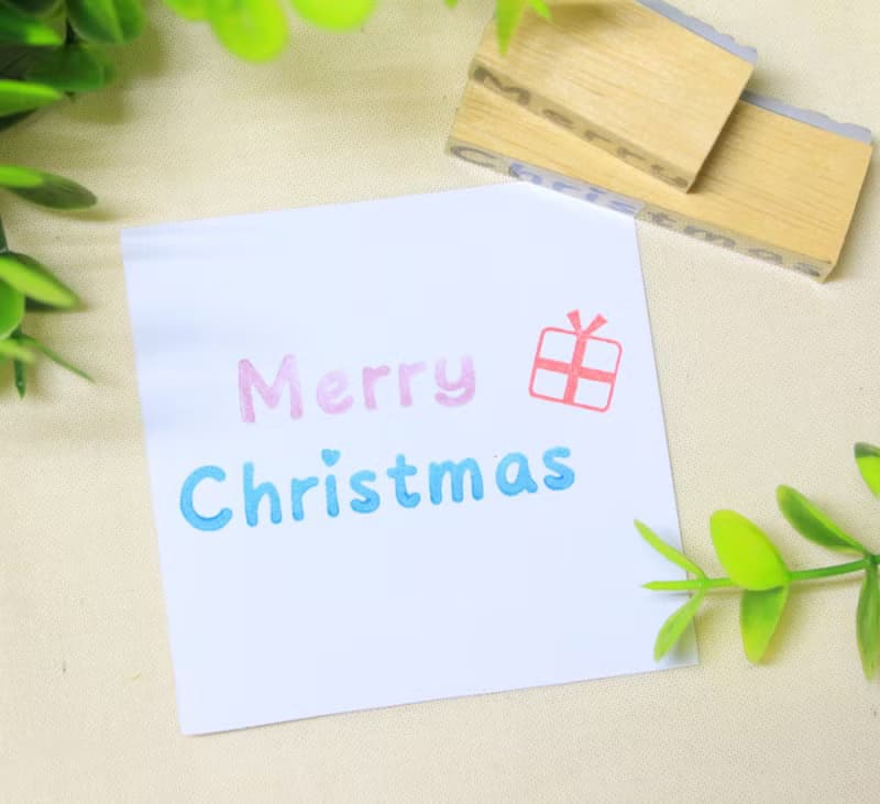 Merry Christmas英文祝賀章 | 聖誕節印章