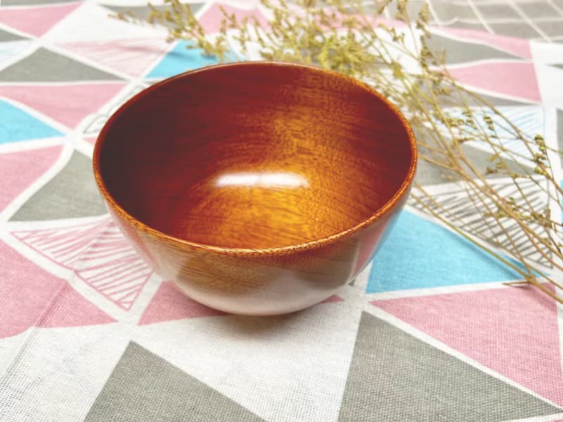 原木木作飯碗 - 天然生漆款
