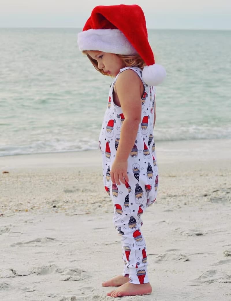 Christmas kids romper, Holidays kids outfit, My 1st Christmas