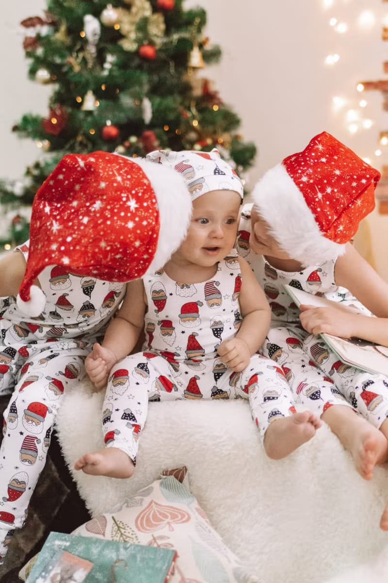 Christmas kids romper, Holidays kids outfit, My 1st Christmas