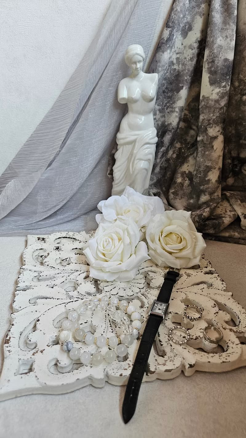 (天然石水晶手鍊)(藍月光石x白月光石x雪花幽靈白水晶x喜馬拉雅白