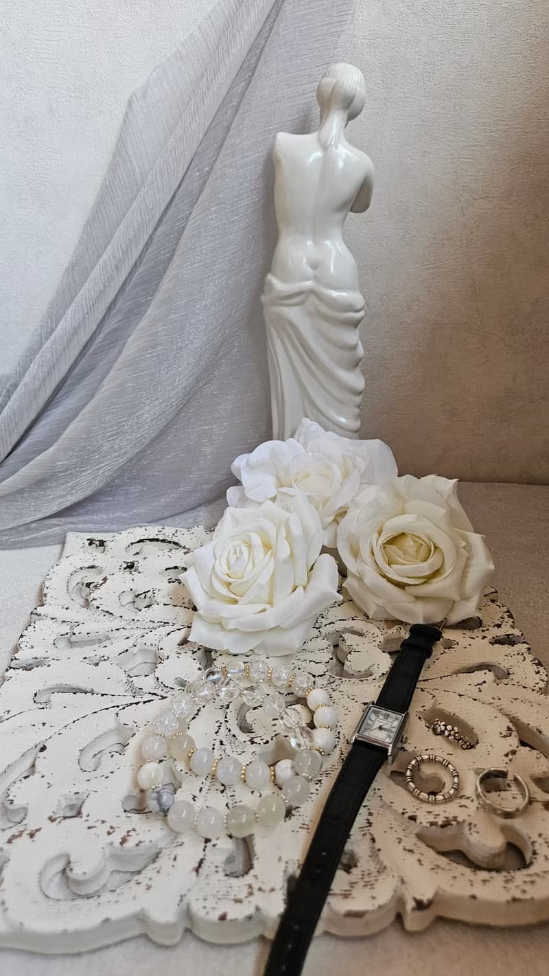 (天然石水晶手鍊)(藍月光石x白月光石x雪花幽靈白水晶x喜馬拉雅白